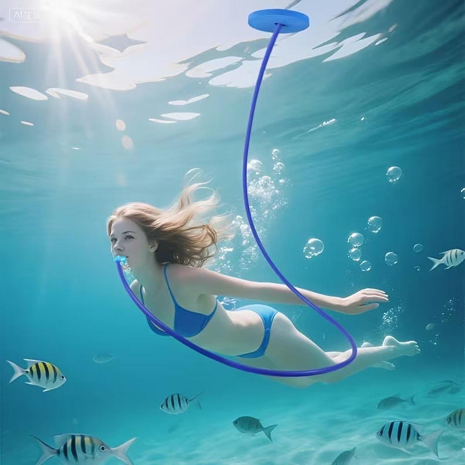 Diving Snorkel Silicone Portab - đánh giá và giá Aquatic Sports Swimming